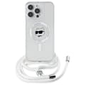 Miniatyrbillede 2 af 2: Karl Lagerfeld IML Choupette Head & Cord MagSafe - Case for iPhone 16 Pro Max (transparent)