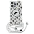 Miniatyrbild 2 av 2: Karl Lagerfeld IML Crossbody Monogram Karl & Choupette Head MagSafe - Case for iPhone 16 Pro Max (transparent)