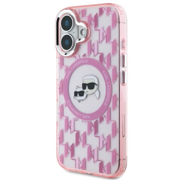 KarlLagerfeldIMLMonogramKarl&ChoupetteHeadMagSafe-CaseforiPhone16(pink)