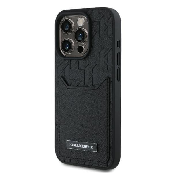 KarlLagerfeldCardslotsMonogram-CaseforiPhone16ProMax(black)