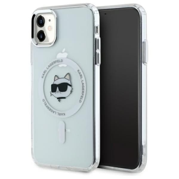 KarlLagerfeldIMLMetalChoupetteHeadMagSafe-CaseforiPhone11(White)