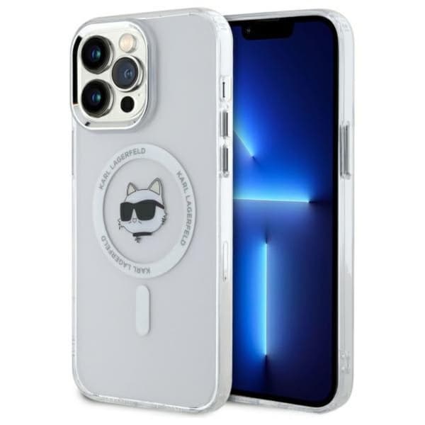 KarlLagerfeldIMLMetalChoupetteHeadMagSafe-CaseforiPhone14ProMax(White)