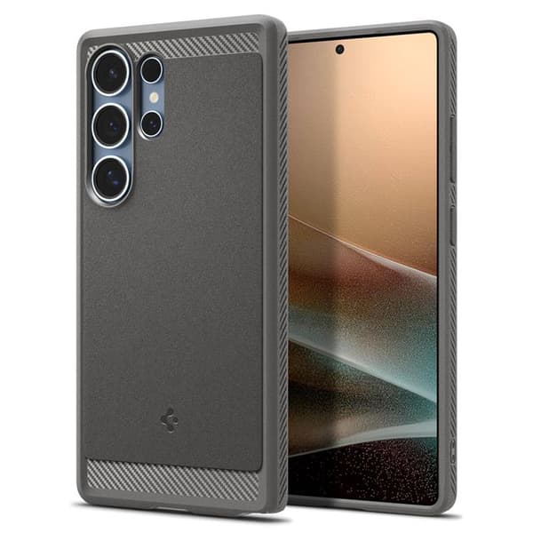 Spigen Rugged Armor Mag MagSafe - Case for Samsung Galaxy S25 Ultra (Marble Grey)