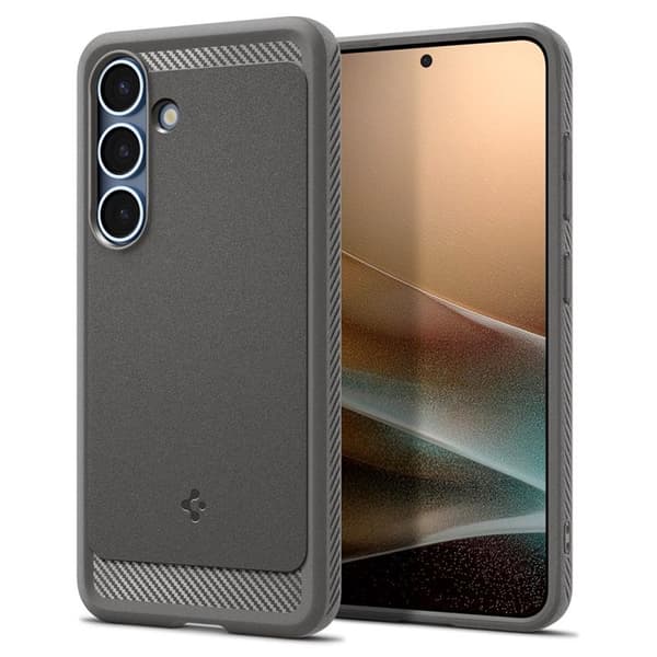 Spigen Rugged Armor Mag MagSafe - Case for Samsung Galaxy S25 (Marble Grey)
