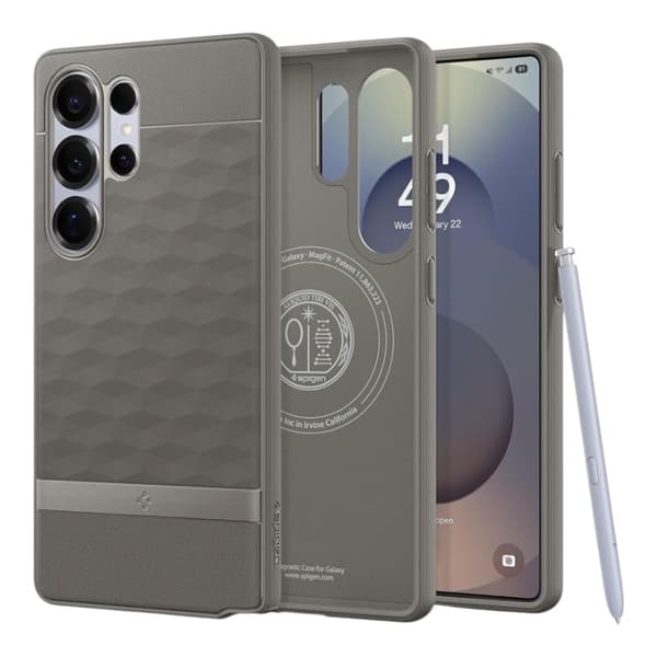 Spigen Parallax Mag MagSafe - Case for Samsung Galaxy S25 Ultra (Ash Grey)