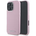 Miniatyrbillede 1 af 2: KarlLagerfeldSaffianoFullWrappedElongatedMetalLogoMagSafe-CaseforiPhone16ProMax(pink)