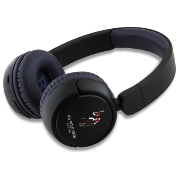 USPoloAssnDHColorLogo-WirelessOver-EarBluetoothHeadphonesV5.3(navyblue)