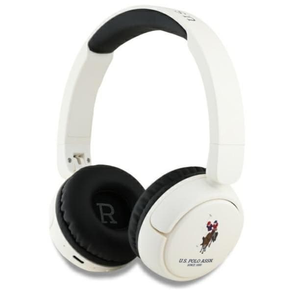 US Polo Assn DH Color Logo - Wireless Over-Ear Bluetooth Headphones V5.3 (white)