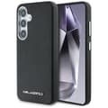 Miniatyrbillede 1 af 2: KarlLagerfeldSaffianoFullWrappedElongatedMetalLogoMagSafe-CaseforSamsungGalaxyS25(black)
