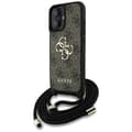 Miniatyrbillede 1 af 2: Guess 4G Big Logo Cord Strap Crossbody - Case for iPhone 16 Plus (brown)