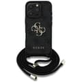 Miniatyrbild 2 av 2: Guess 4G Big Logo Cord Strap Crossbody - Case for iPhone 16 Pro Max (black)