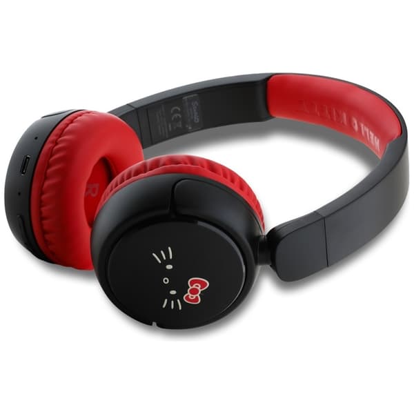 HelloKittyFaceLogo-WirelessOver-EarBluetoothHeadphonesV5.3(Red)