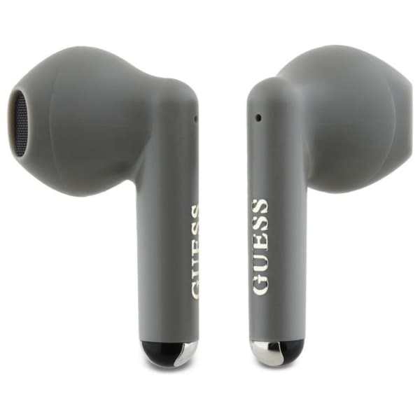 Guess Printed Classic Logo - Bluetooth TWS Headphones + Charging Case (Gray)