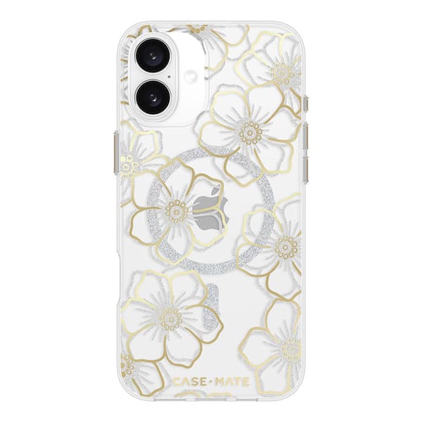 Case-MateFloralGemsMagSafe-CaseforiPhone16Plus(Gold)