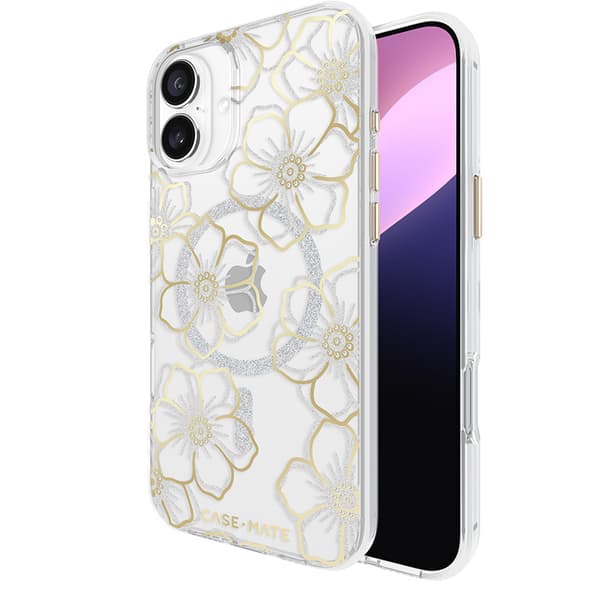 Case-MateFloralGemsMagSafe-CaseforiPhone16Plus(Gold)