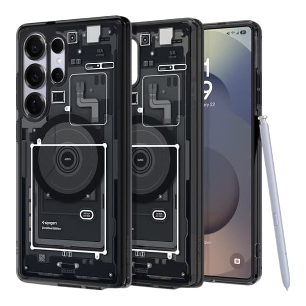 Spigen Ultra Hybrid Mag MagSafe - Case for Samsung Galaxy S25 Ultra (Zero One Black)