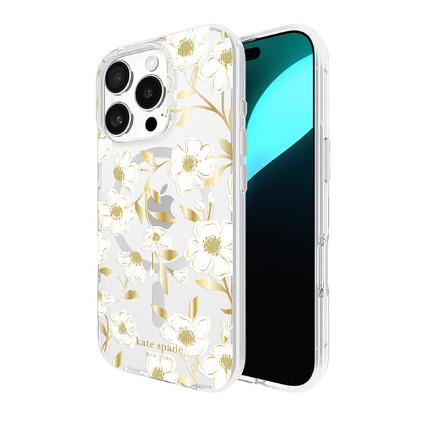 Kate Spade New York Protective Gems MagSafe - Case for iPhone 16 Pro (Sunshine Floral)