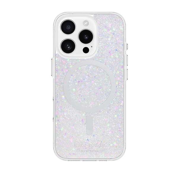 Kate Spade New York Protective MagSafe - Case for iPhone 16 Pro (Chunky Glitter)