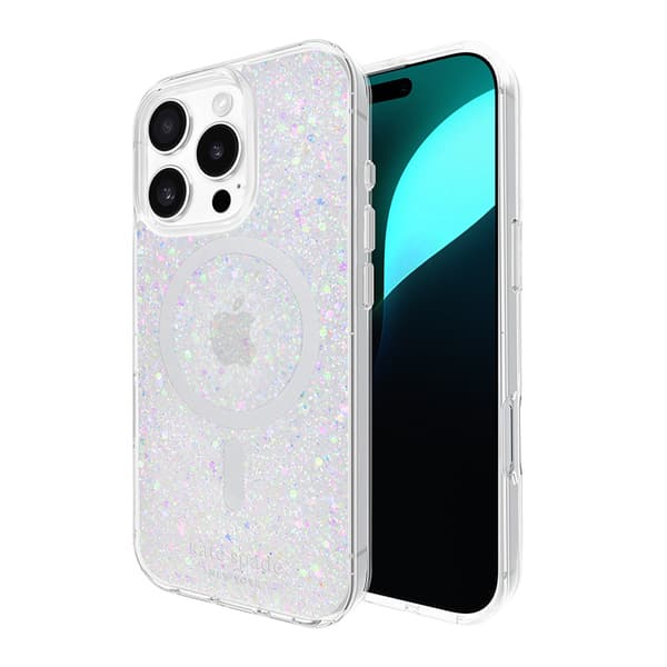 Kate Spade New York Protective MagSafe - Case for iPhone 16 Pro (Chunky Glitter)