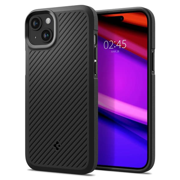 SpigenCoreArmor-FodralföriPhone15Plus(Mattsvart)