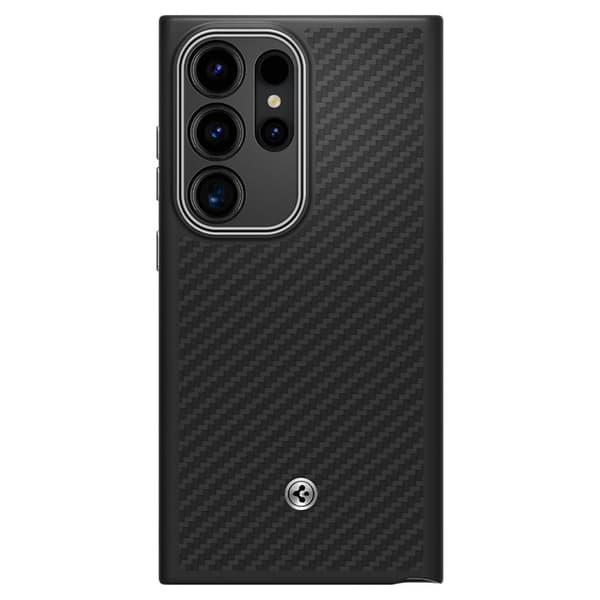 Spigen Enzo Aramid - Samsung Galaxy S24 Ultra Cover (sort)