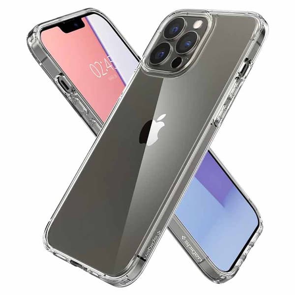 Spigen Ultra Hybrid - Cover til iPhone 13 Pro Max (gennemsigtig)