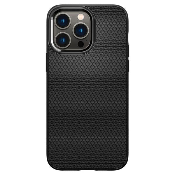 Spigen Liquid Air - Cover til iPhone 14 Pro Max (sort)