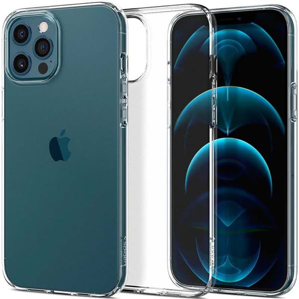 Spigen Liquid Crystal - Cover til iPhone 12 / iPhone 12 Pro Cover (Klar)