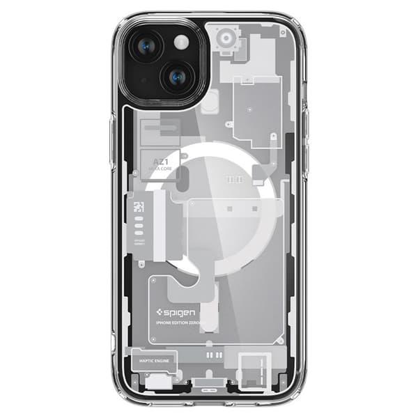 Spigen Ultra Hybrid MagSafe - Case for iPhone 15 Plus (Zero One White)