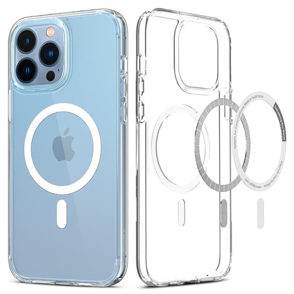 SpigenUltraHybridMagMagSafe-iPhone13Pro-cover(hvid)