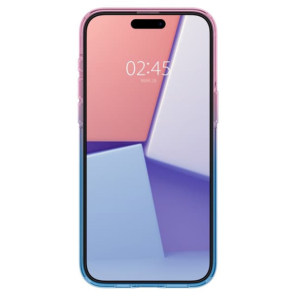 Spigen Liquid Crystal Glitter - Cover til iPhone 15 Pro (Gradation Pink)