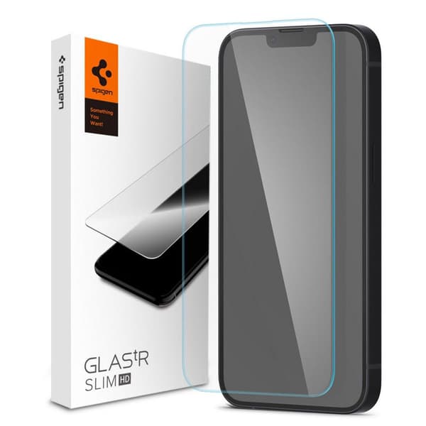 Spigen Glas.TR Slim – Glas til Apple iPhone 14 Plus / iPhone 13 Pro Max