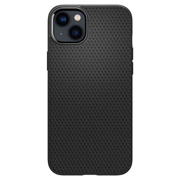 Spigen Liquid Air - Etui til iPhone 15 Plus / iPhone 14 Plus (sort)