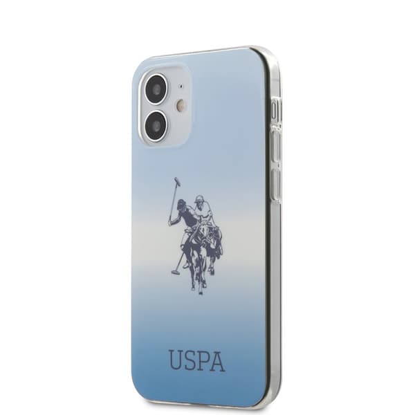 USPoloAssnDh&LogoGradient-EtuiiPhone12Mini(blå)