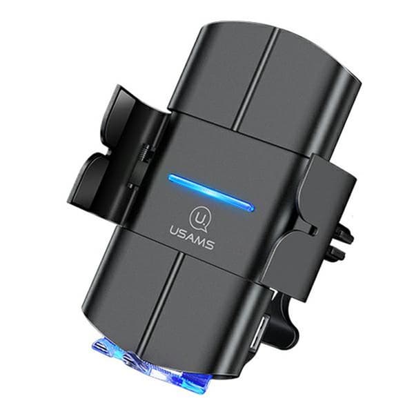 USAMS US-CD133 - Bilholder med 10W trådløs opladning (sort)