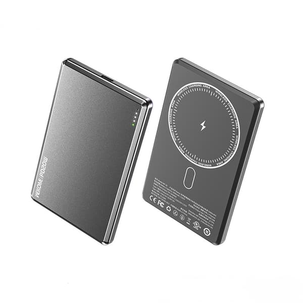 WEKOMEWP-30MechaSeriesUltraThin-Powerbankinduktiv5000mAhHurtigopladningPD20WMagSafe(anløber)