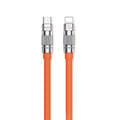 Miniatyrbillede 1 af 2: WEKOME WDC-187 Wingle Series - USB-C to Lightning Fast Charging PD 20W connection cable 1.2 m (Orange)