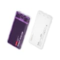 Miniatyrbillede 1 af 2: WEKOMEWP-353Vanguard-serien-Powerbank10000mAhPD20W+QC22,5W(lilla/gennemsigtig)