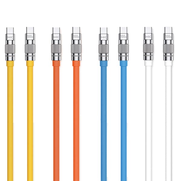WEKOME WDC-188 Wingle Series - USB-C-USB-C-liitäntäkaapeli 100 W Pikalataus 1 m (oranssi)