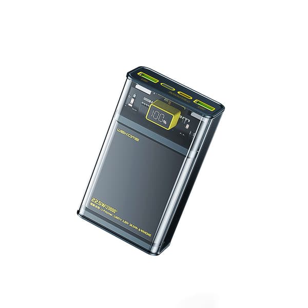 WEKOMEWP-321VanguardSeries-Powerbank20000mAhSuperChargingPD20W+QC22,5W(svart/transparent)