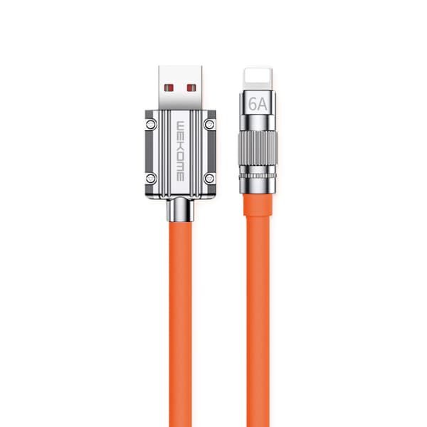 WEKOMEWDC-186WingleSeries-USB-Atillynhurtigopladningsforbindelseskabel1m(orange)