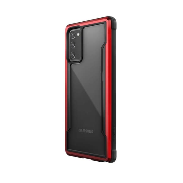 X-Doria Raptic Shield - Aluminum Case for Samsung Galaxy Note 20 (Drop test 3m) (Red)