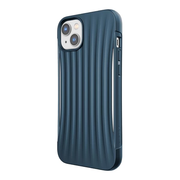 X-Doria Raptic Clutch - Biologisesti hajoava kotelo iPhone 14 Plus -puhelimelle (pudotustestattu 3m) (sininen)