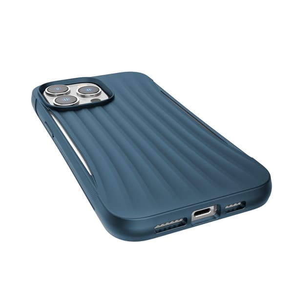 X-DoriaRapticClutch-BiologisktnedbrytbartfodralföriPhone14ProMax(Drop-testad3m)(blå)