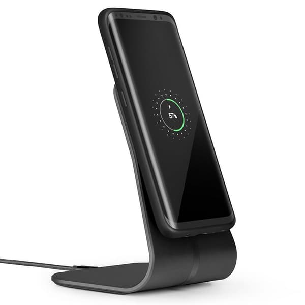 XVIDAFastChargeDeskStand-InduktivopladertilSamsungQuickCharge2.0(sort)