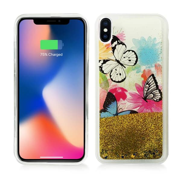 ZizoLiquidGlitterStarCovertiliPhoneX(sommerfugle)