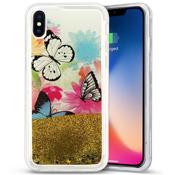 ZizoLiquidGlitterStarCovertiliPhoneX(sommerfugle)