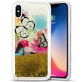 Miniatyrbillede 1 af 2: ZizoLiquidGlitterStarCovertiliPhoneX(sommerfugle)