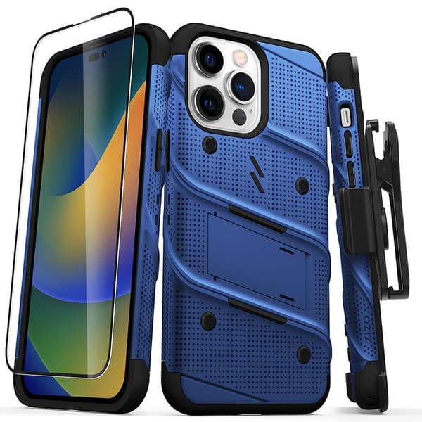 ZIZO BOLT Series - Cover til iPhone 14 Pro Max (blå)