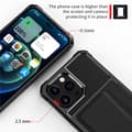 Miniatyrbild 3 av 6: INF Elegant Svart iPhone 14 Fodral med Korthållare iPhone 14 Pro Max